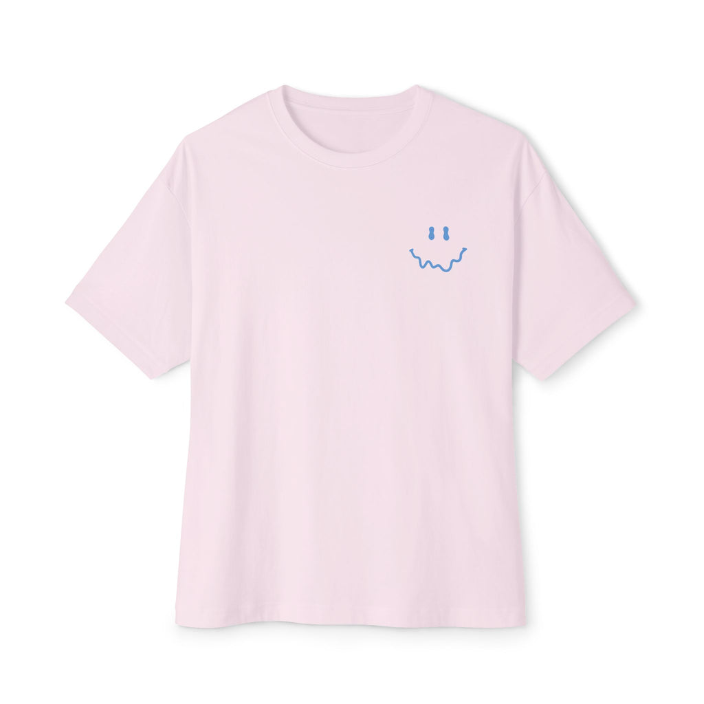 Rather Be Smiley Tee - Oversized Boxy