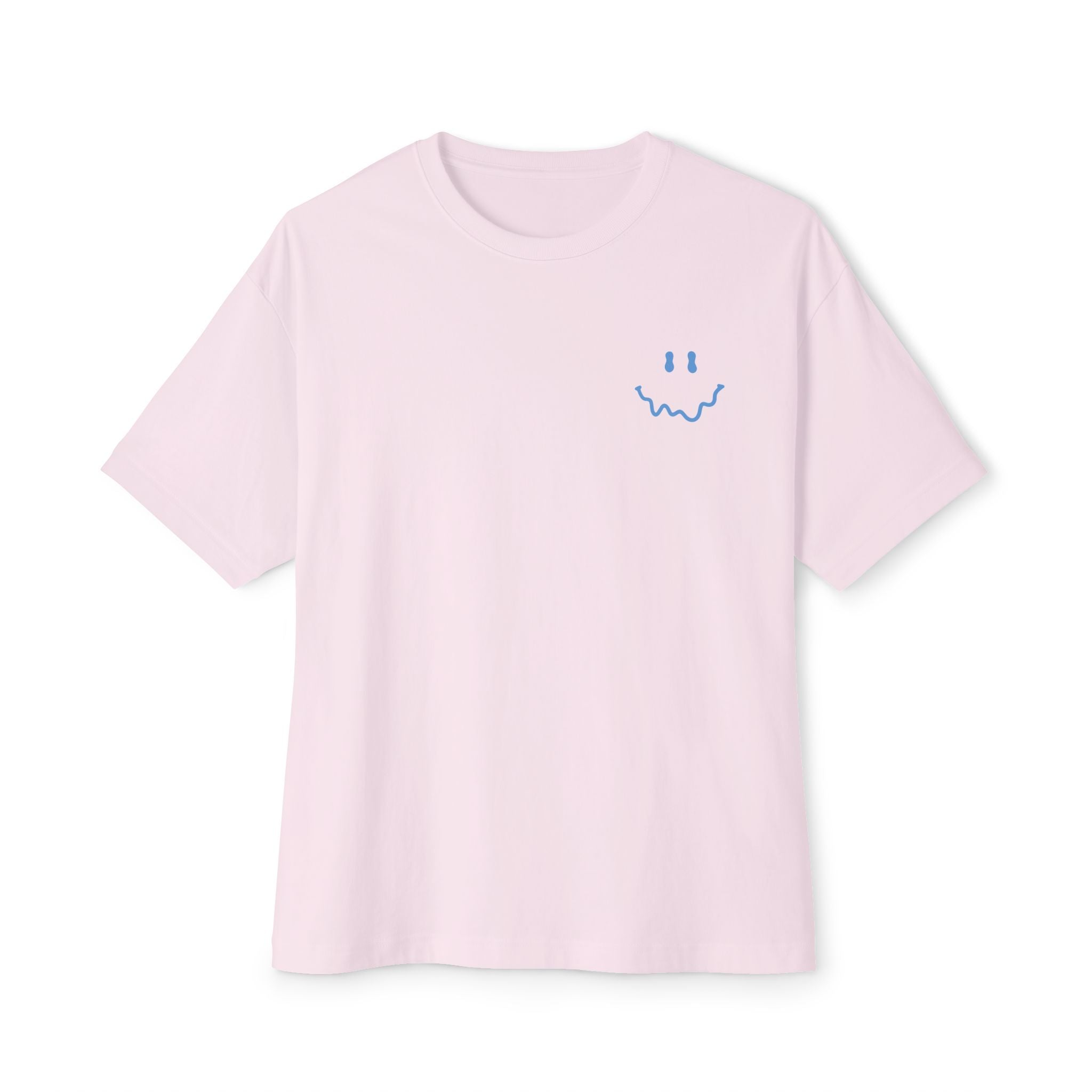 Rather Be Smiley Tee - Oversized Boxy