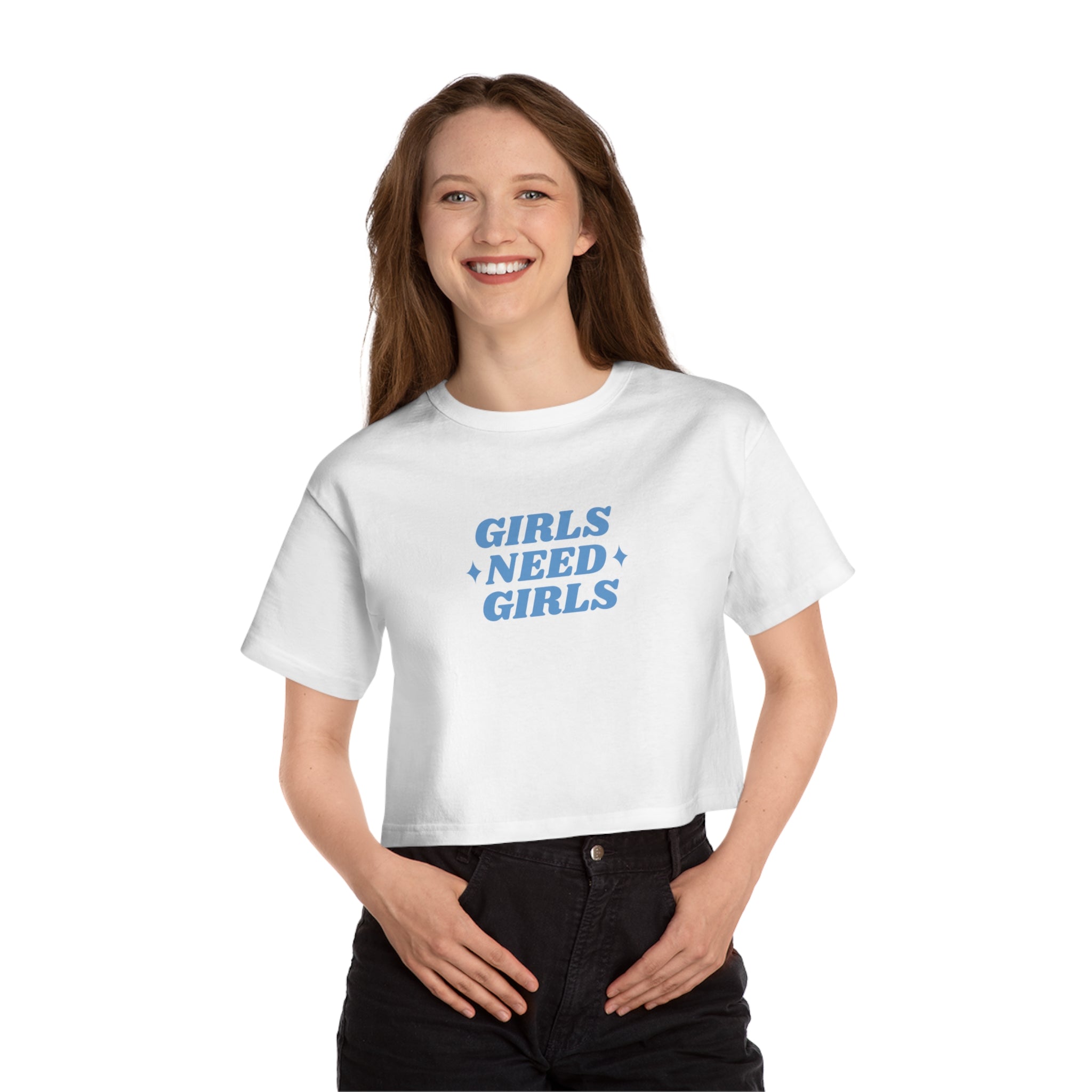 GIRLS NEED GIRLS Cropped Tee