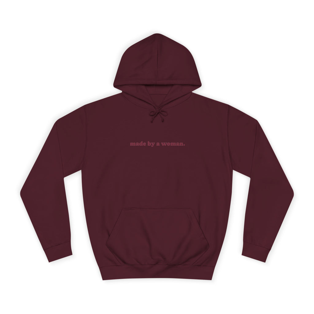 “made by a woman.” Hoodie