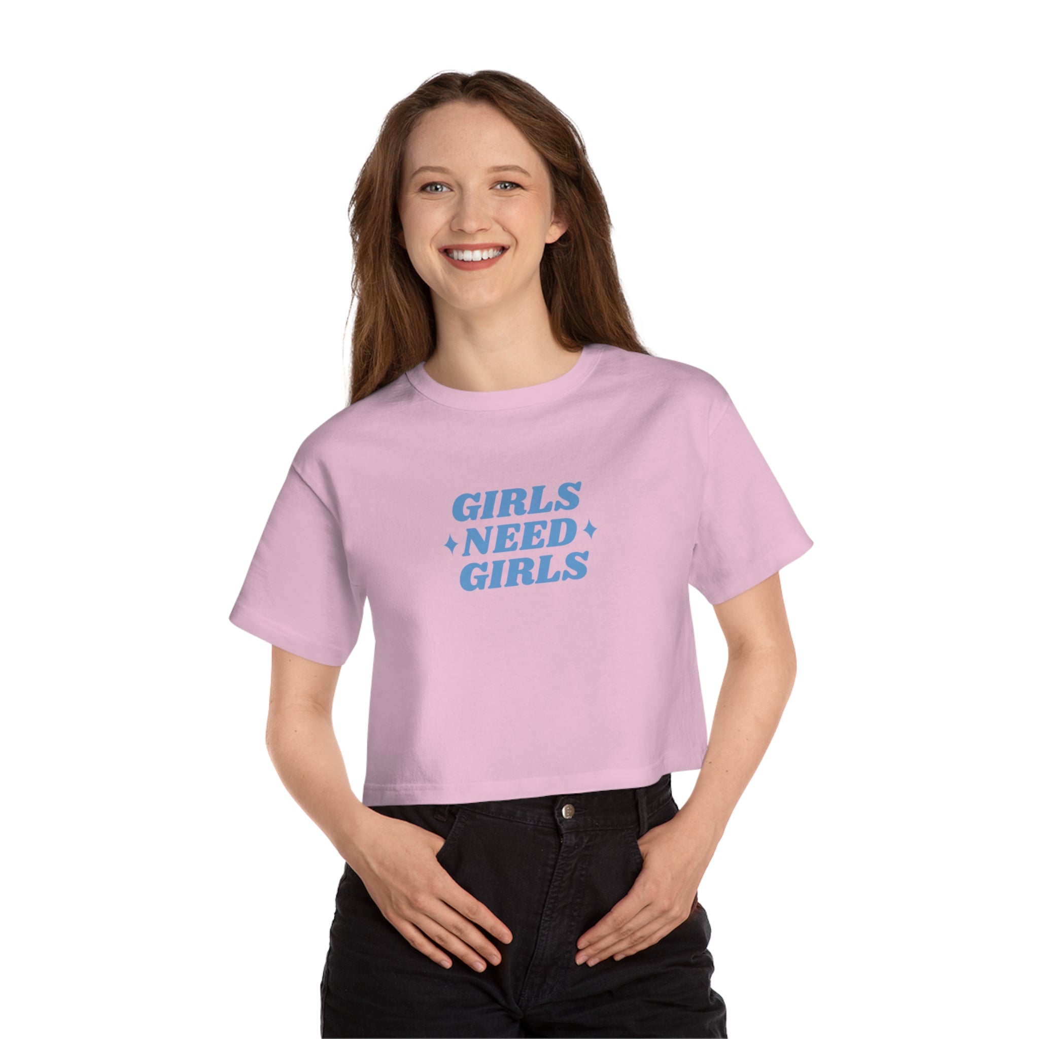 GIRLS NEED GIRLS Cropped Tee