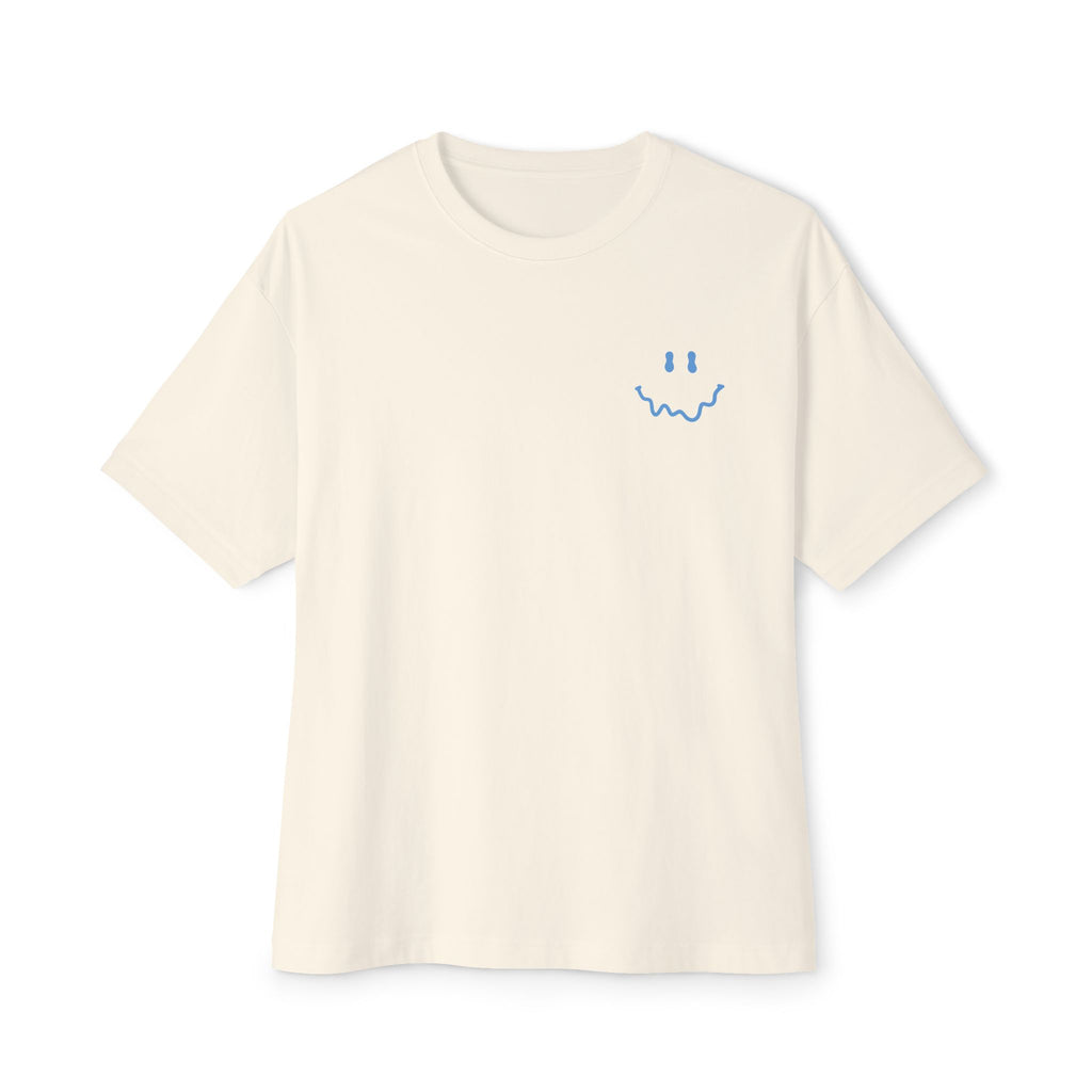Rather Be Smiley Tee - Oversized Boxy