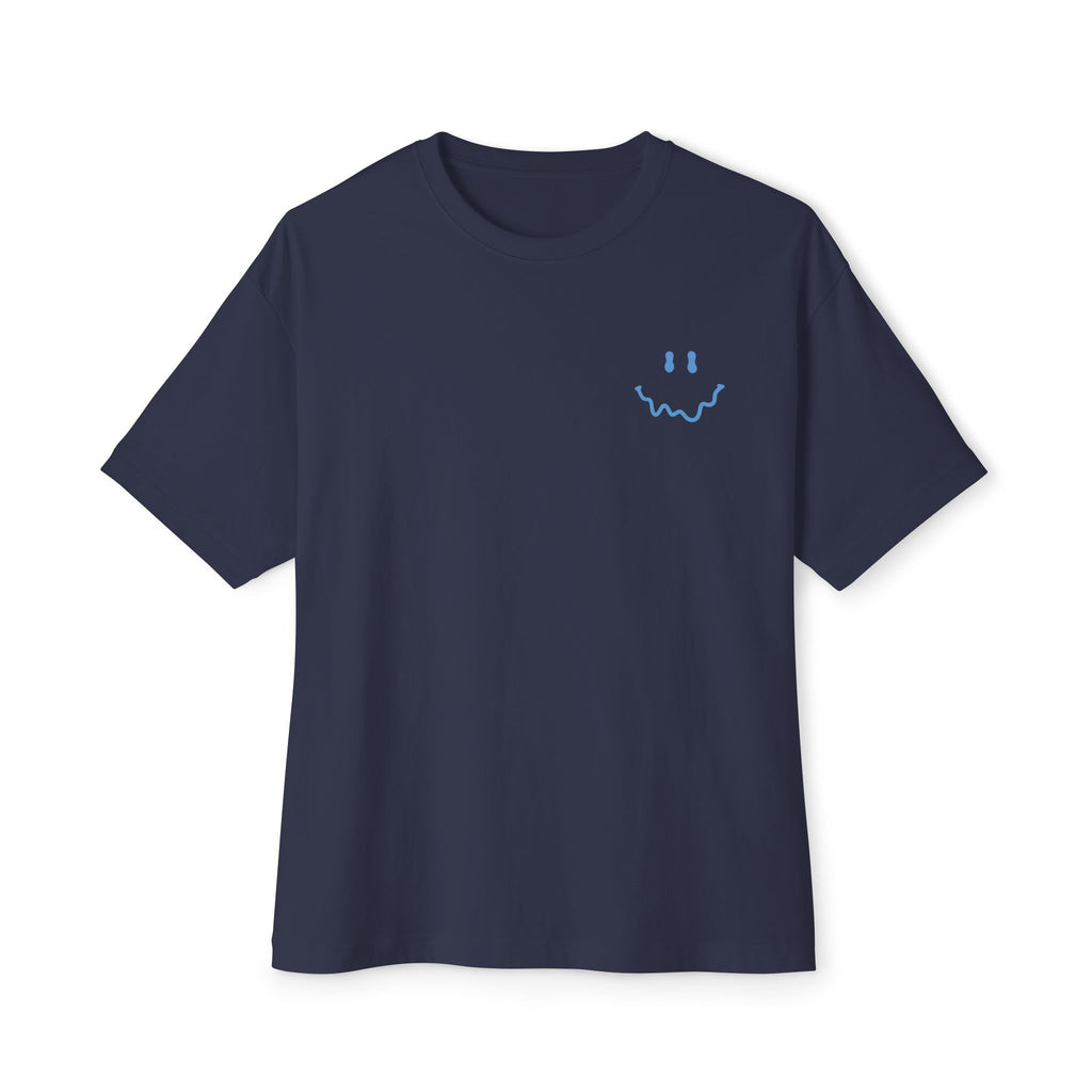 Rather Be Smiley Tee - Oversized Boxy