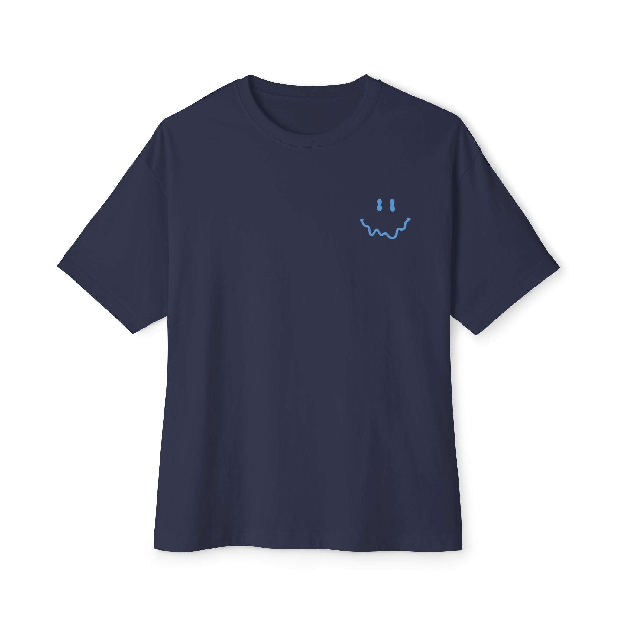 Rather Be Smiley Tee - Oversized Boxy