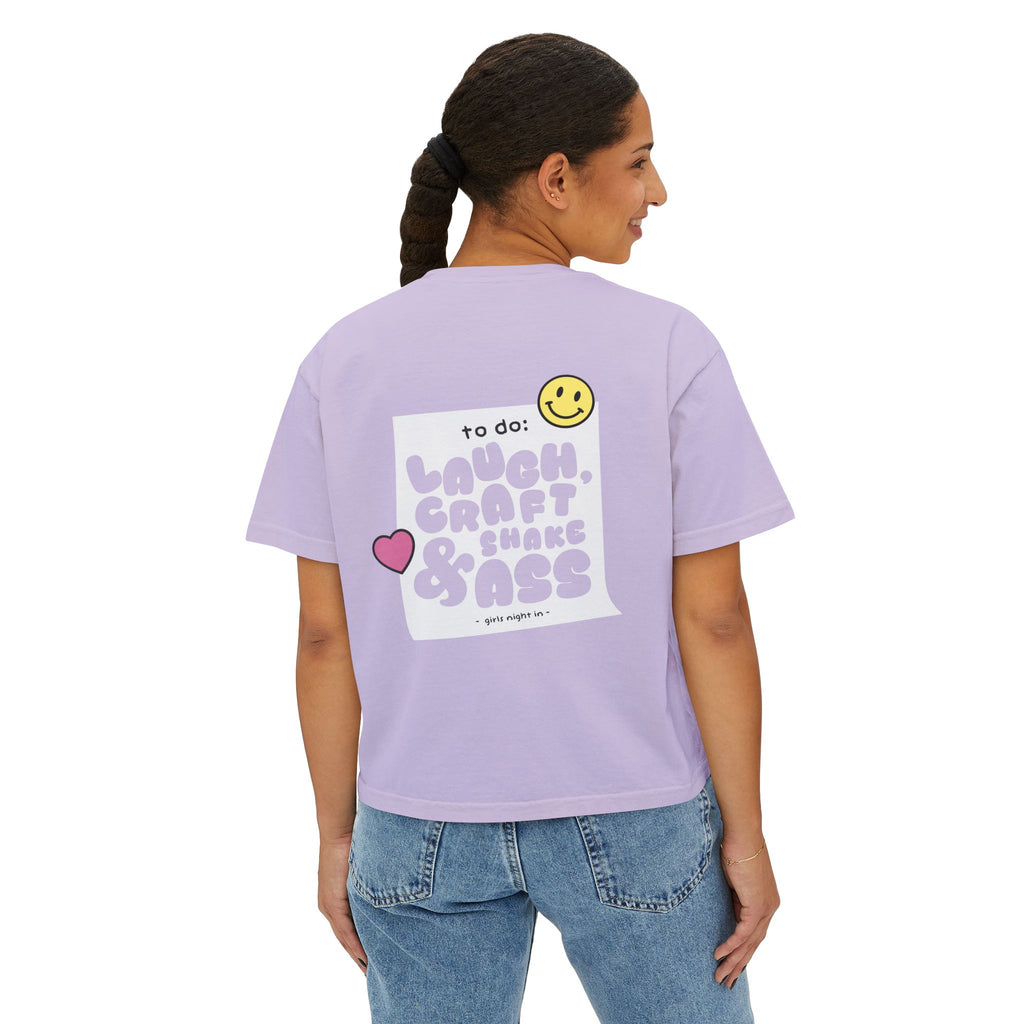 "To Do" Women's Boxy Tee